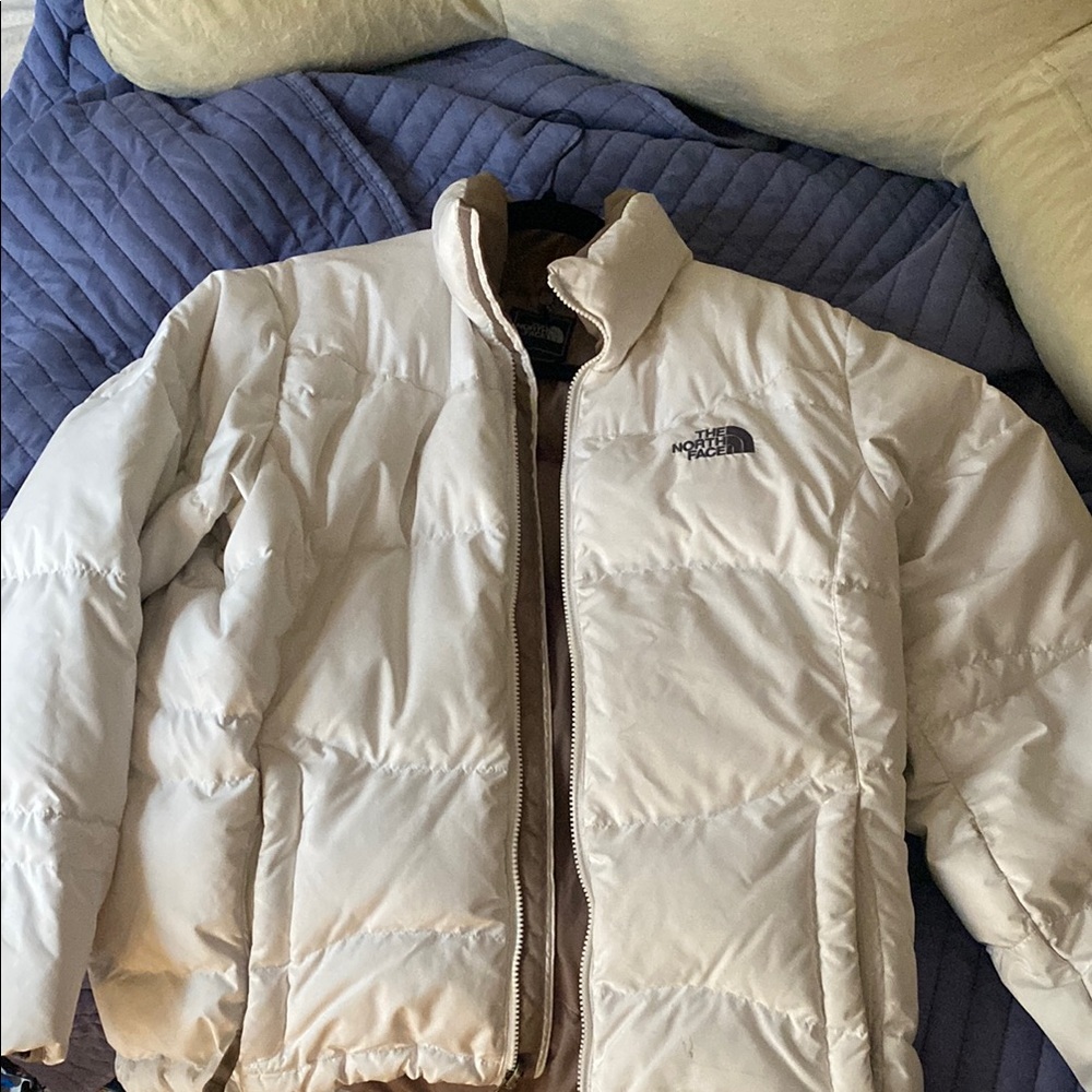 The North Face Men's White Puffer Jacket